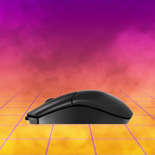 Mysz przewodowa XTRIKE ME GM-124 BK czarna od boku